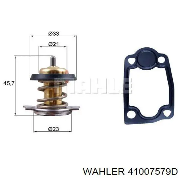 Купити 41007579D Wahler Термостат в корпусі