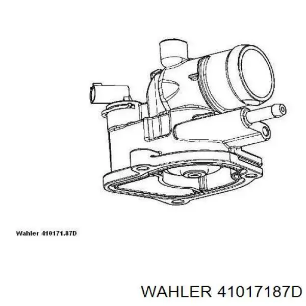 Купити 41017187D Wahler Термостат в корпусі