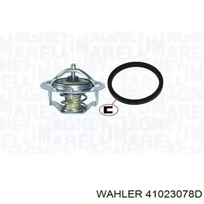 Купити 41023078D Wahler Термостат в корпусі