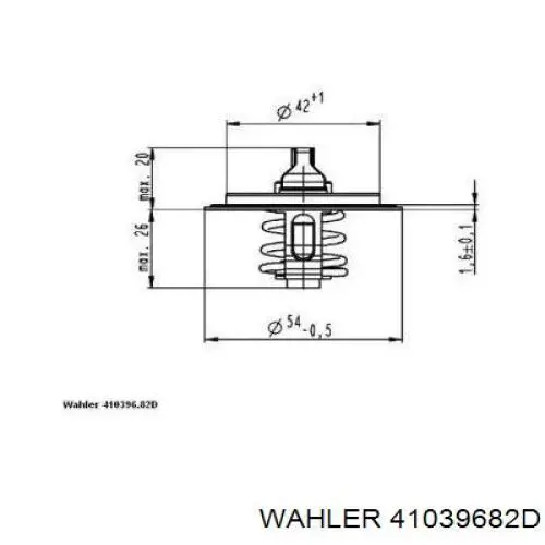 Термостат 41039682D Wahler