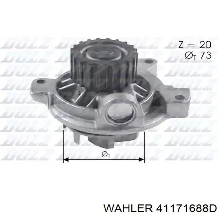 Купити 41171688D Wahler Термостат в корпусі