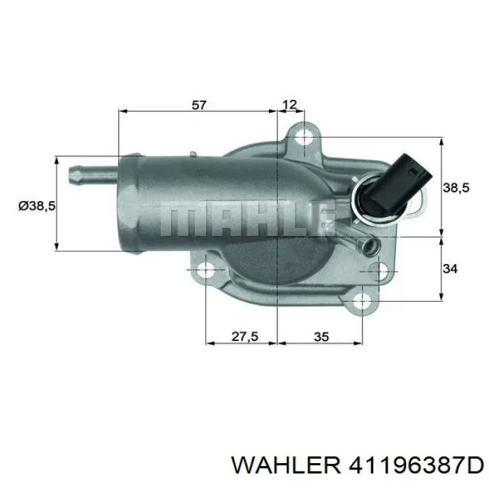 Купити 41196387D Wahler Термостат в корпусі