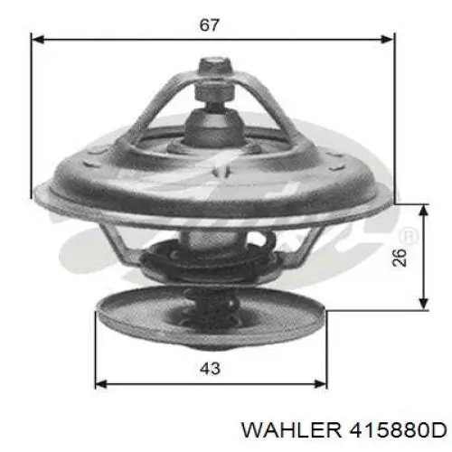 Термостат 415880D Wahler