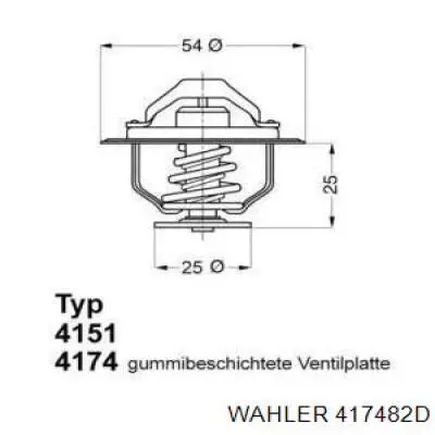 417482D Wahler Авто термостат