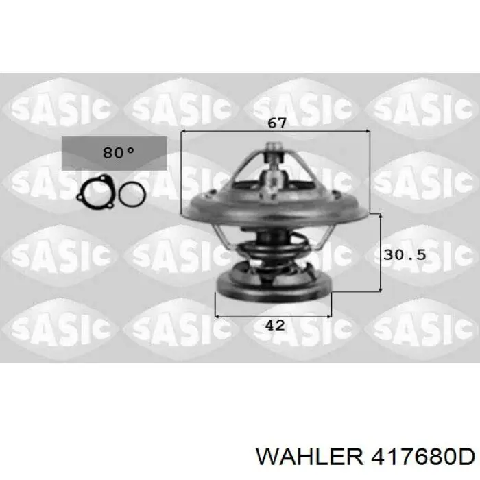 Автомобільний термостат Wahler 417680D ціна, від 10.72 USD