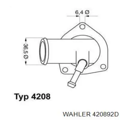 420892D Wahler Авто термостат