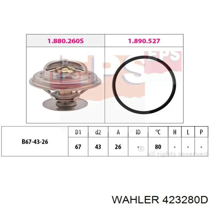 Термостат в зборі Febi 01598