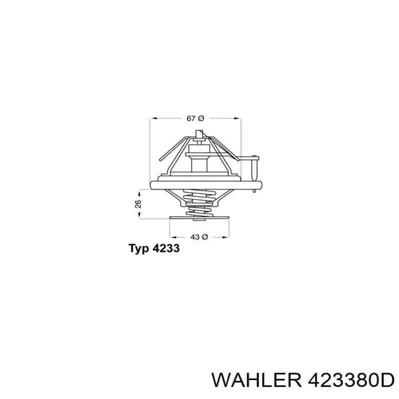 423380D Wahler Авто термостат