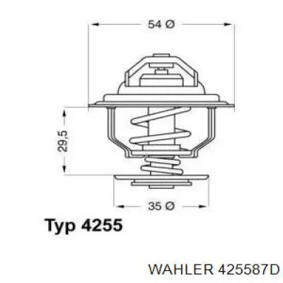 Автомобільний термостат Wahler 425587D ціна, від 8.86 USD