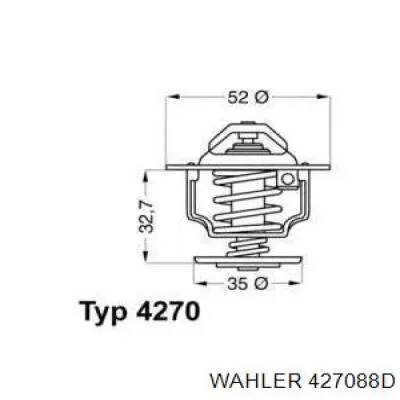 427088D Wahler Авто термостат