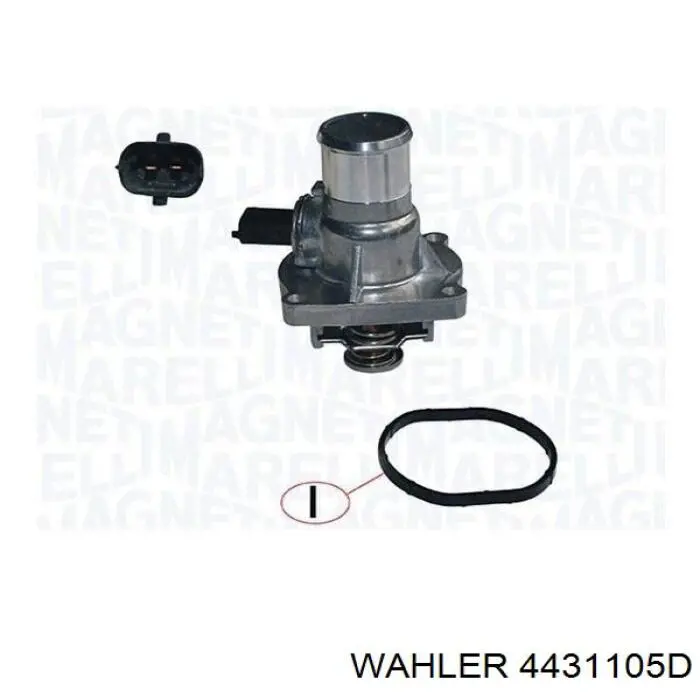 Купити 4431105D Wahler Термостат в корпусі