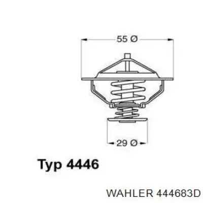 Купити 444683D Wahler Термостат в корпусі
