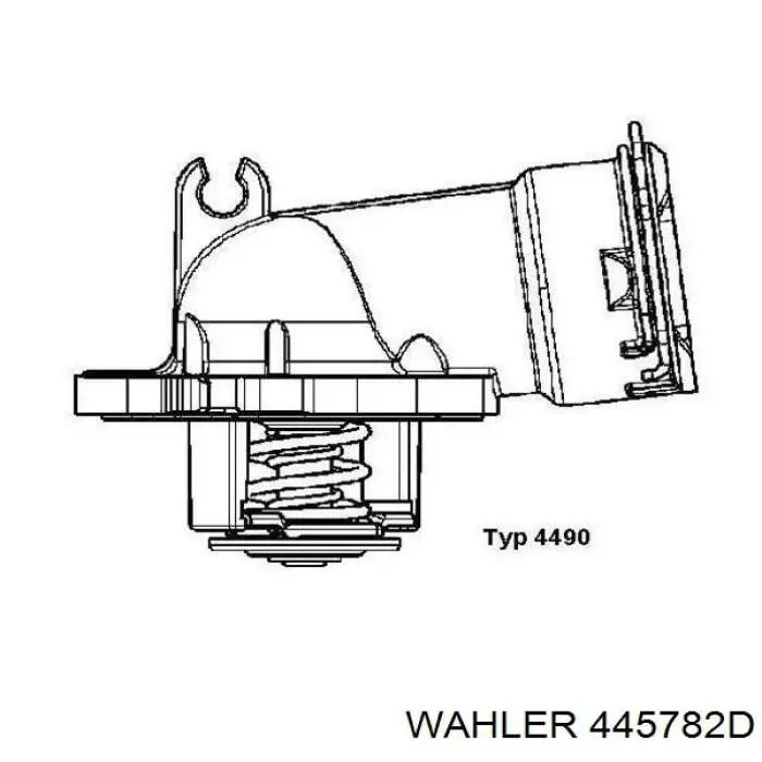 Термостат 445782D Wahler