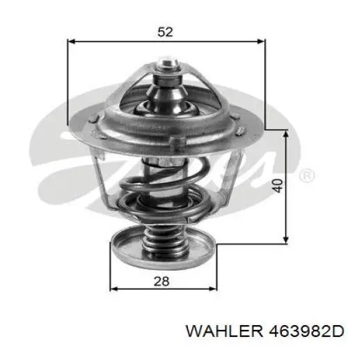 Термостат 463982D Wahler