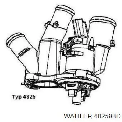 Автомобільний термостат Wahler 482598D ціна, від 37.08 USD