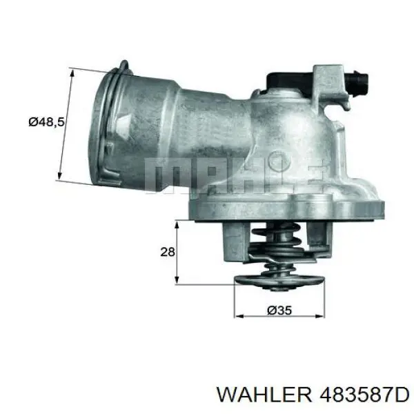 Термостат 483587D Wahler