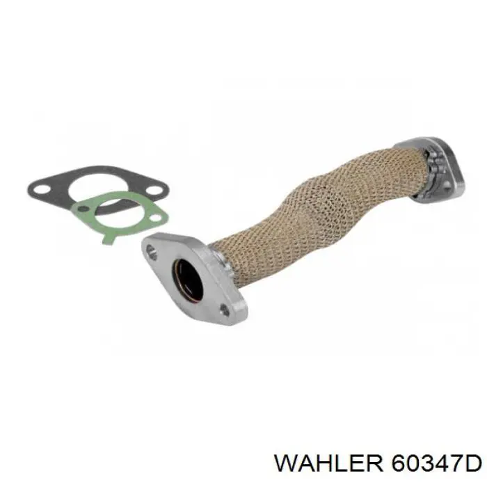 60347D Wahler патрубок радіатора системи рециркуляції ог