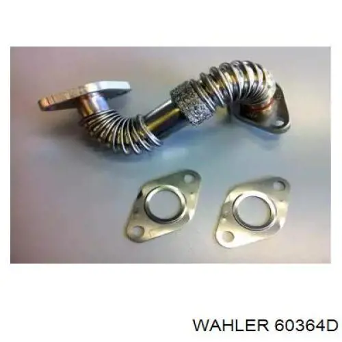 6036407D Wahler патрубок радіатора системи рециркуляції ог