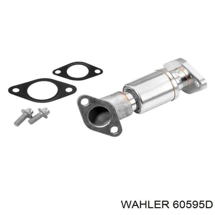Патрубок радіатора системи рециркуляції ОГ Wahler 60595D ціна, від 11.40 USD