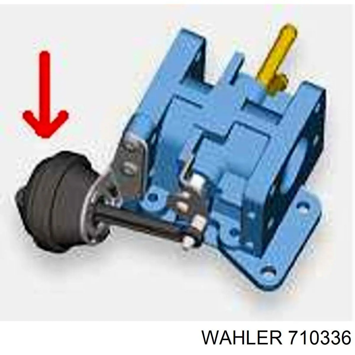 Клапан соленоїд регулювання заслонки EGR 710336 Wahler