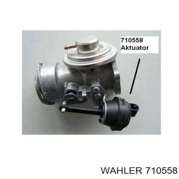 710558 Wahler клапан egr, рециркуляції газів
