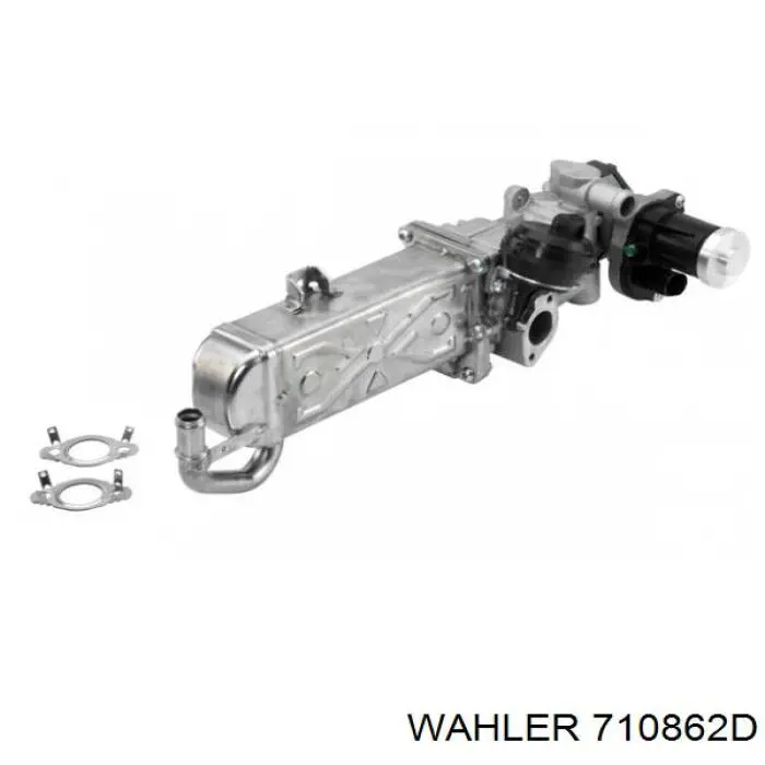 Радіатор системи EGR рециркуляції вихлопних газів 710862D Wahler