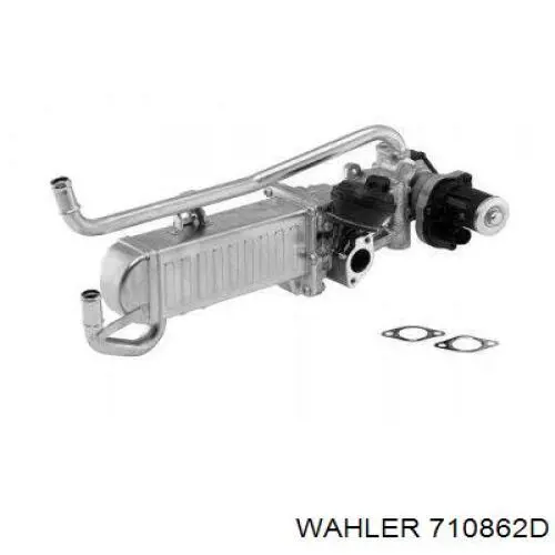 710862D Wahler Радіатор системи EGR рециркуляції вихлопних газів