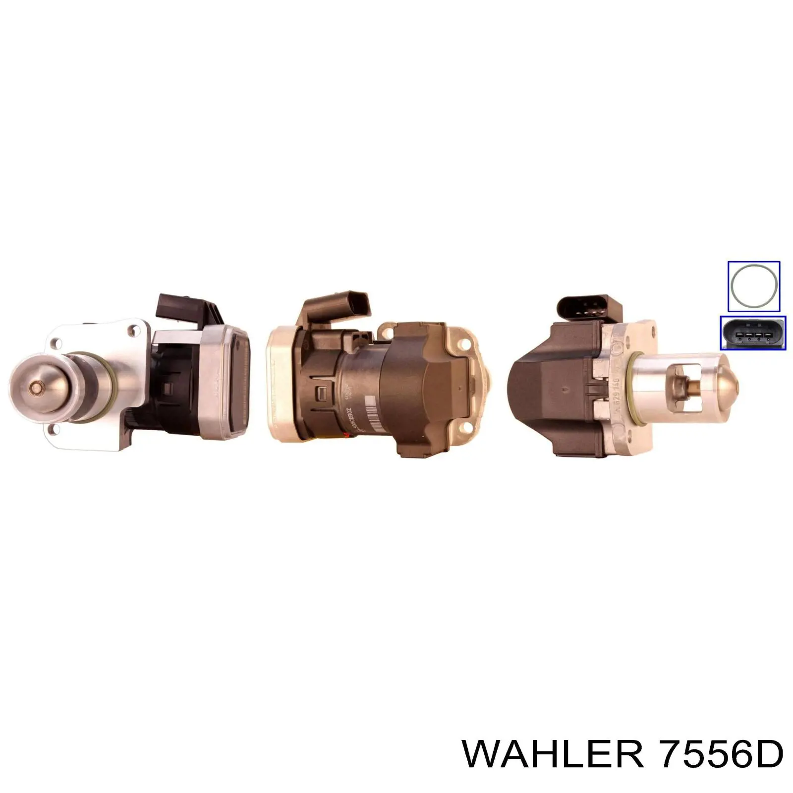 Клапан ЄГР 7556D Wahler