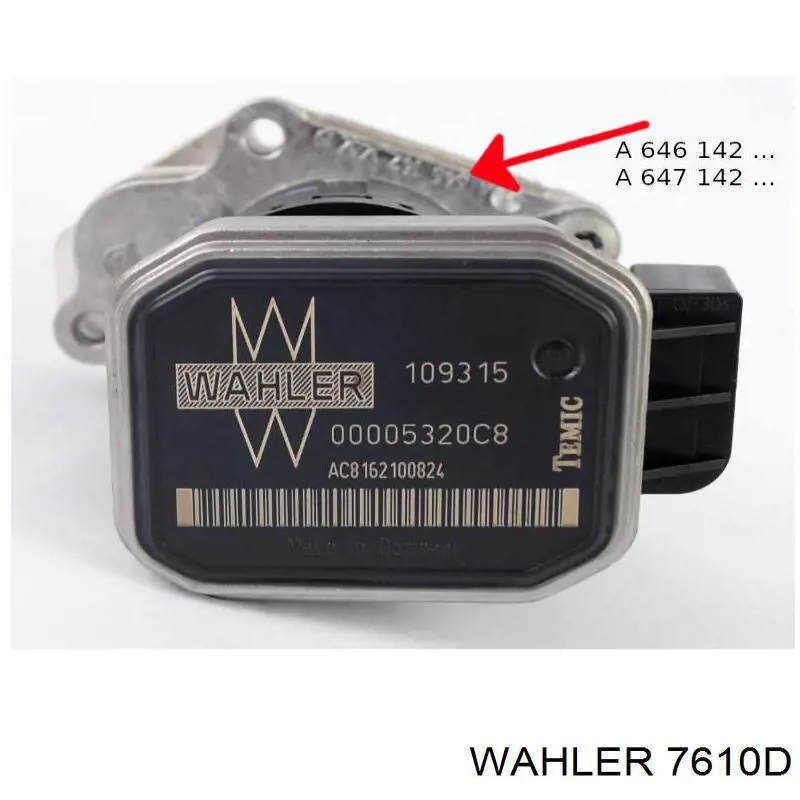 Клапан EGR Wahler 7610D ціна, від 170.44 USD