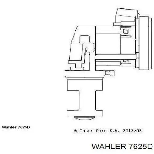 Клапан EGR Wahler 7625D ціна, від 177.20 USD