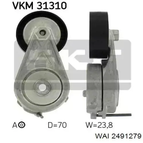 Шків генератора AMA0029 Magneti Marelli