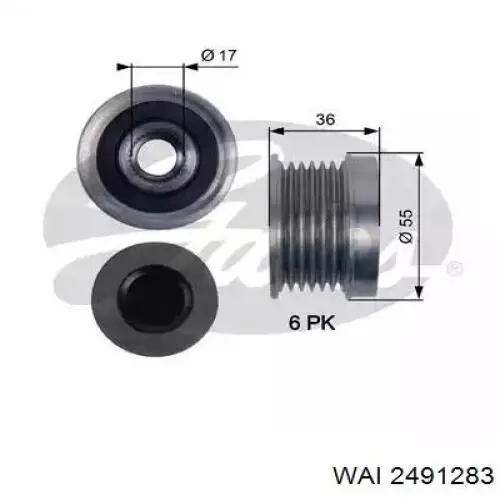 Інерційний шків AS/Auto Storm AFP0030V ціна, від 39.32 USD