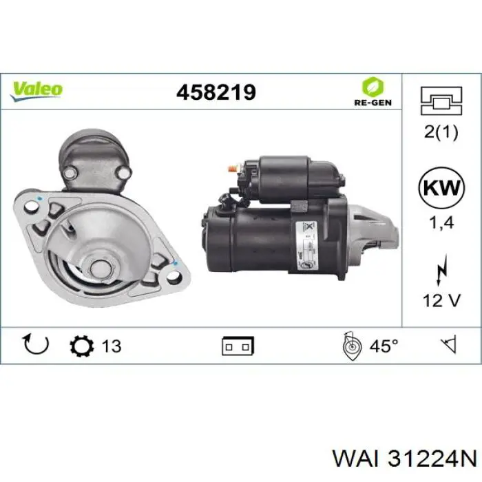 Стартер Kemp 77641621 ціна, від 38.01 USD