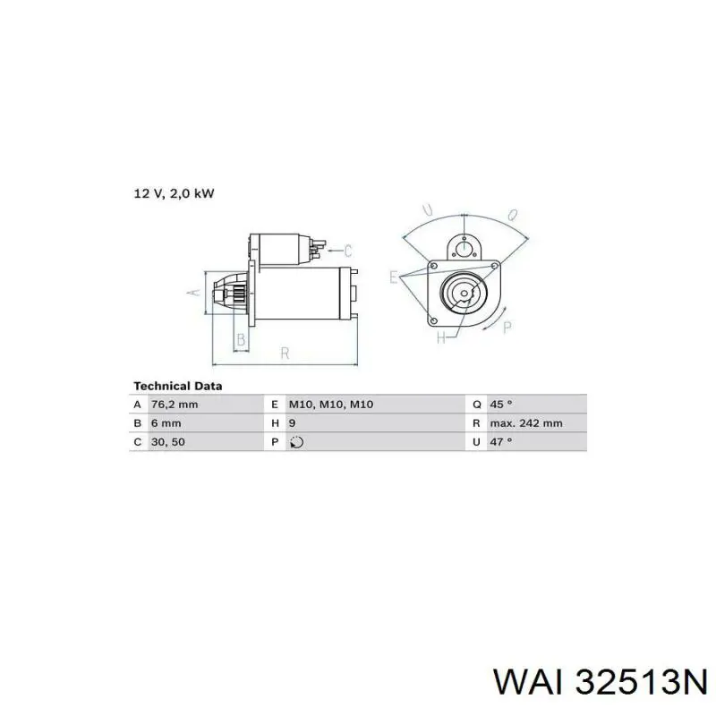 Стартер Casco CST14124AS ціна, від 33.82 USD
