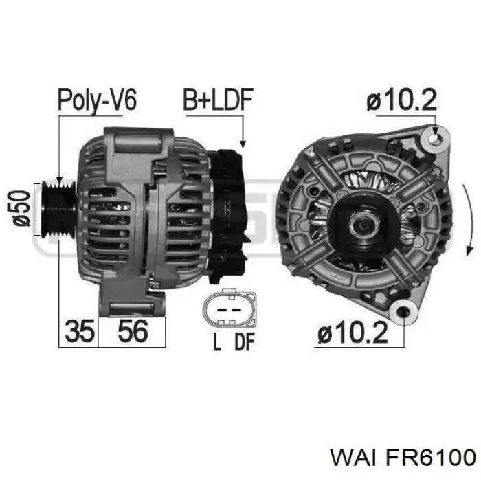 FR6100 WAI міст доданий генератора