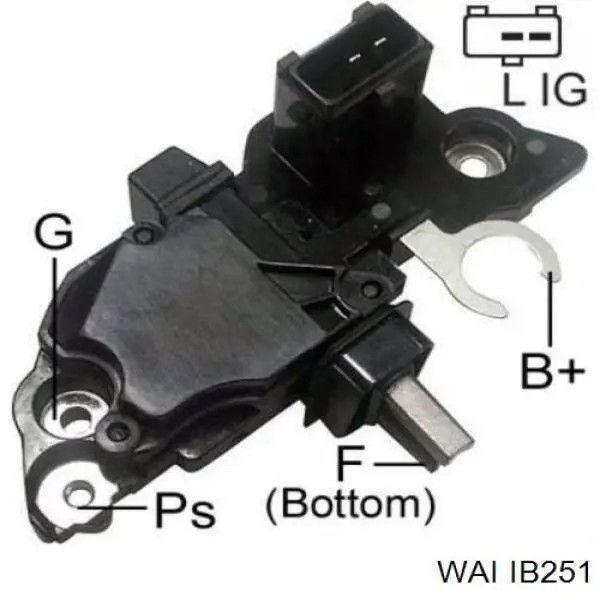 IB251 WAI реле-регулятор генератора, (реле зарядки)