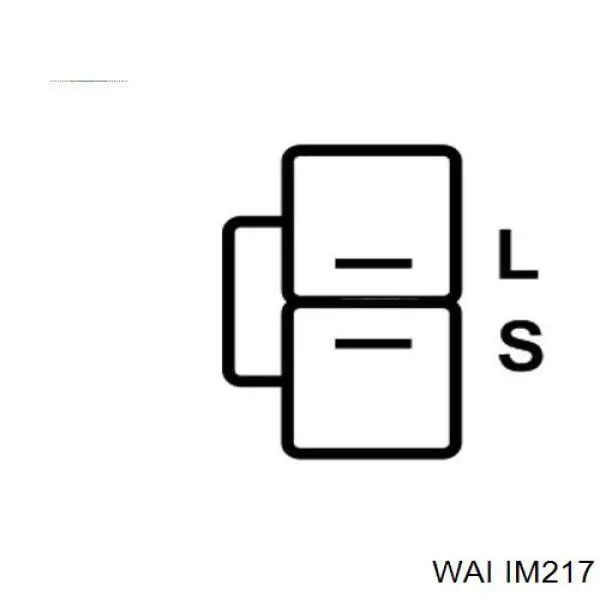 IM217 WAI реле-регулятор генератора, (реле зарядки)