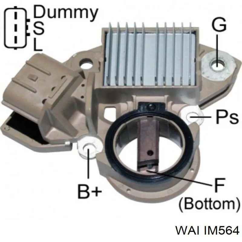 Реле-регулятор генератора, (реле зарядки) IM564 WAI