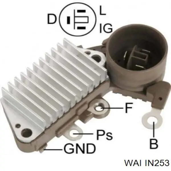 YR653 Unipoint реле-регулятор генератора, (реле зарядки)
