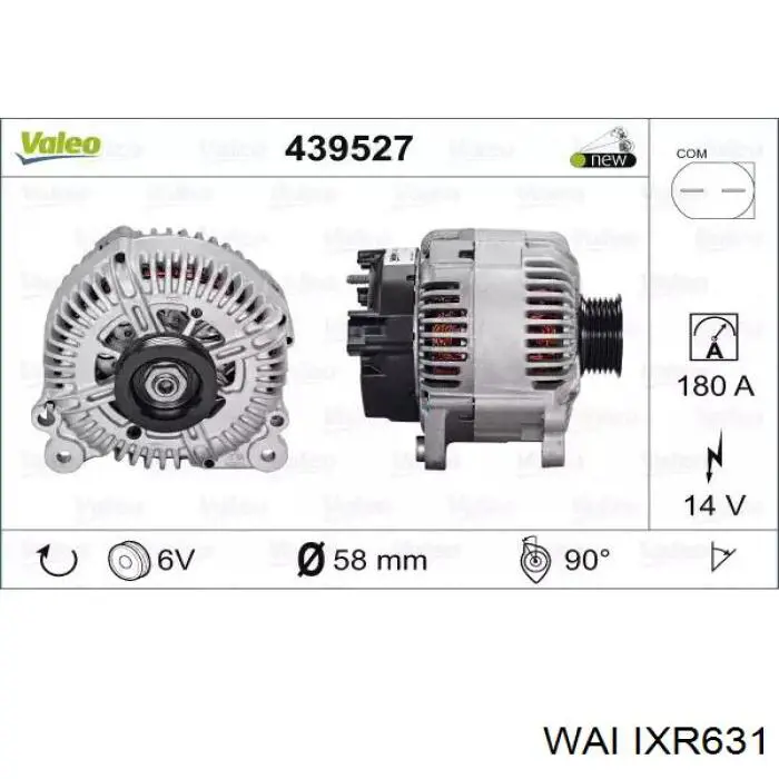 IXR631 WAI міст доданий генератора