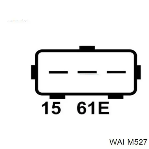M527 WAI реле-регулятор генератора, (реле зарядки)