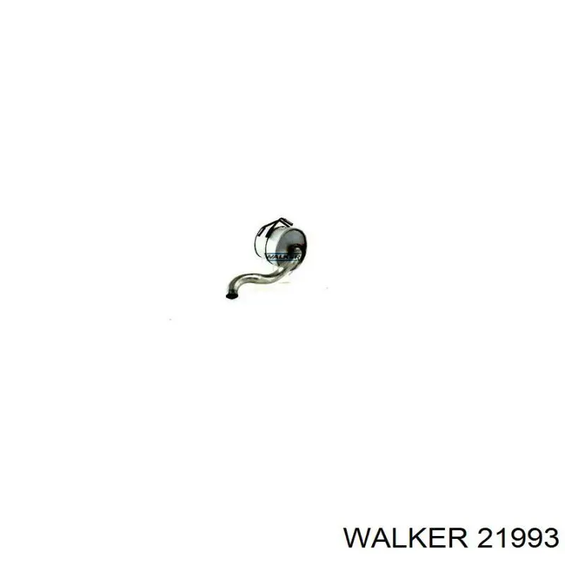 21993 Walker глушник, задня частина