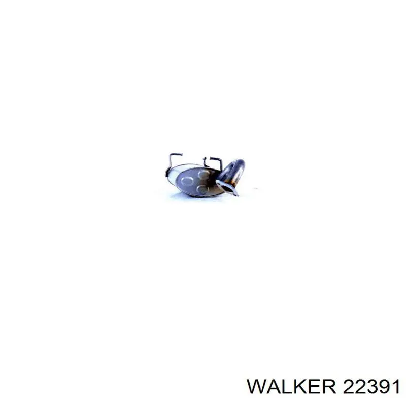 22391 Walker глушник, задня частина
