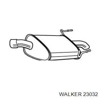 Глушник, задня частина 23032 Walker