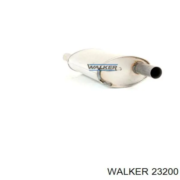 23200 Walker глушник, центральна частина