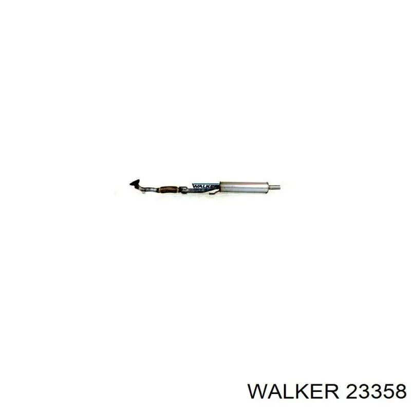 23358 Walker Труба приймальна (штани) глушника, передня