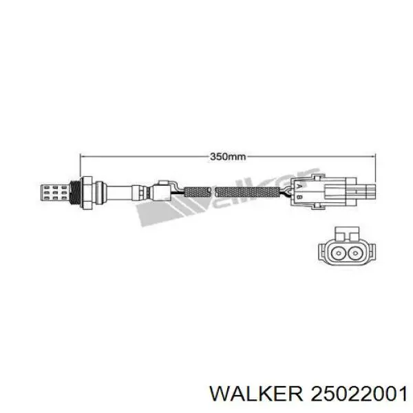 25022001 Walker лямбдазонд, датчик кисню