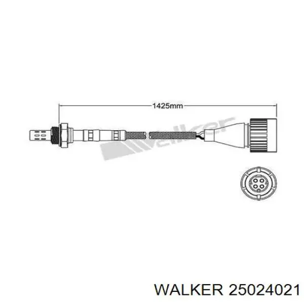 Лямбдазонд, датчик кисню 25024021 Walker