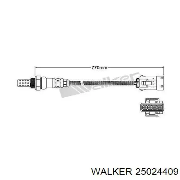 Лямбдазонд, датчик кисню 25024409 Walker