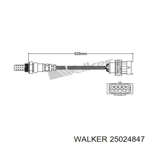 Лямбдазонд, датчик кисню 25024847 Walker